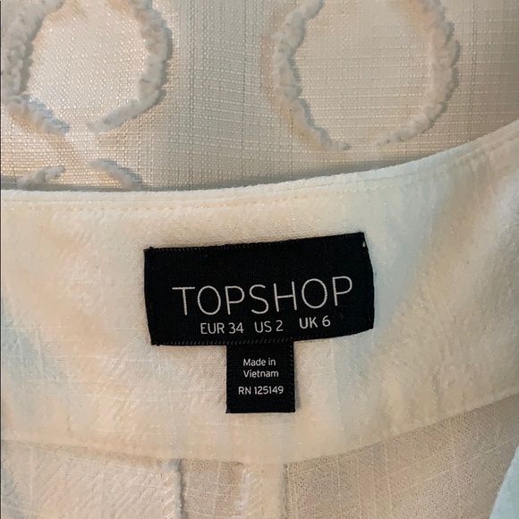 Top Shop button-up fabric pants - Picture 3 of 4